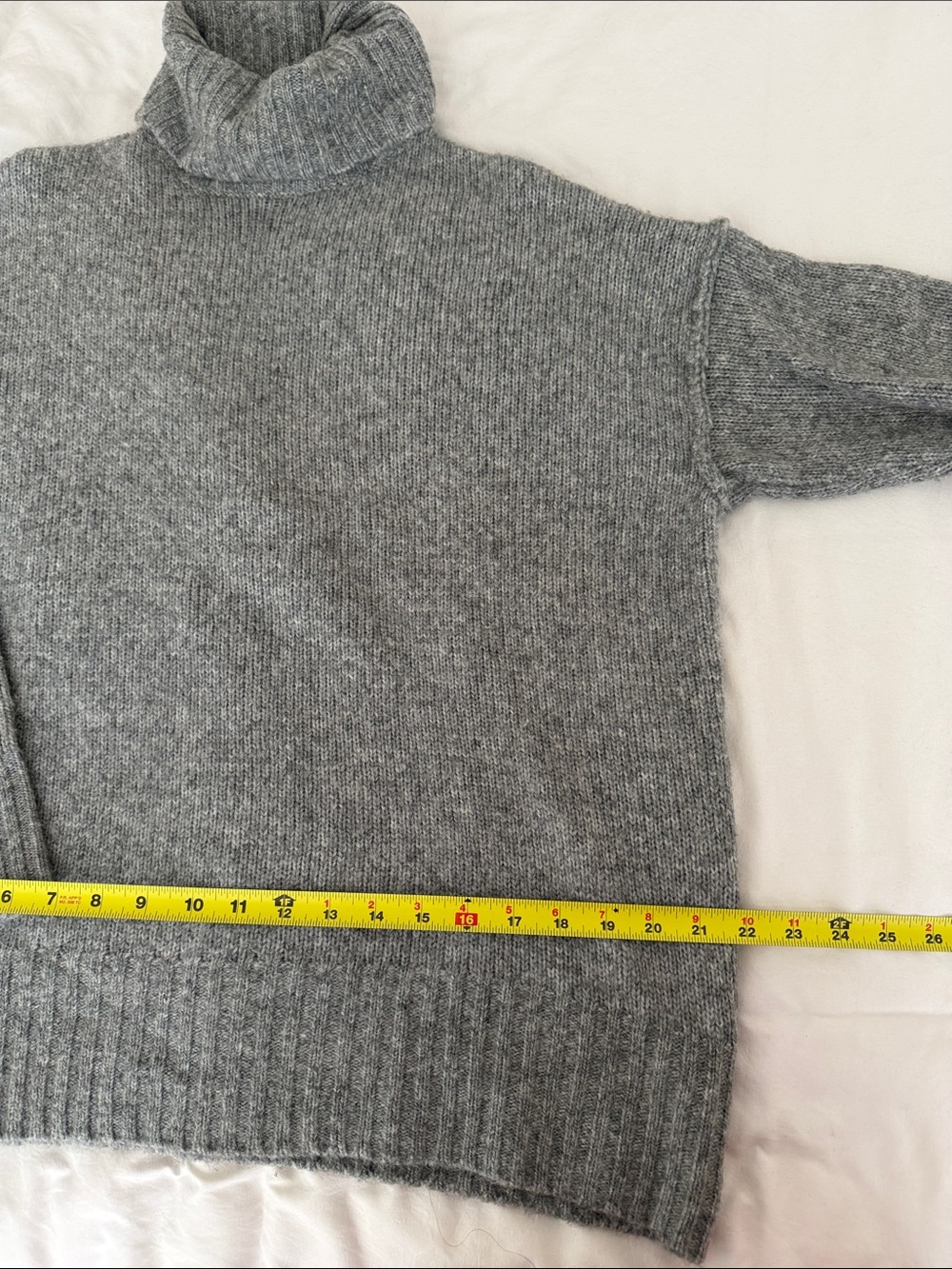 H&M Grey Ribbed Turtleneck Sweater - Picture 5 of 5